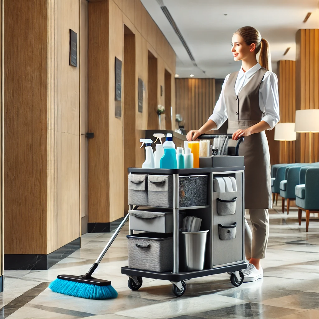 Efficient Cleaning with Hotel Housekeeping Trolley Models