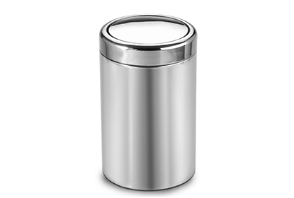 Stainless Steel Trash Bin with Lid