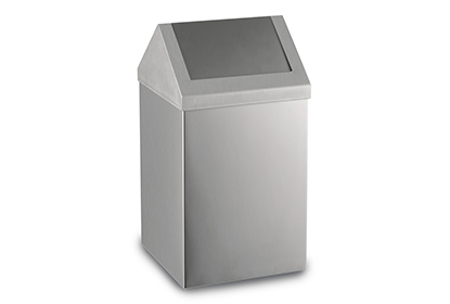 Stainless Steel Trash Can with Bin(Corner)