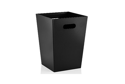 Faux Leather Conical Handle Waste Bin