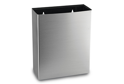 Stainless Steel Wall Mounted Trash Bins (without Lid)