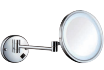 Hotel-Type LED Brass Makeup Mirror – MRL 1006